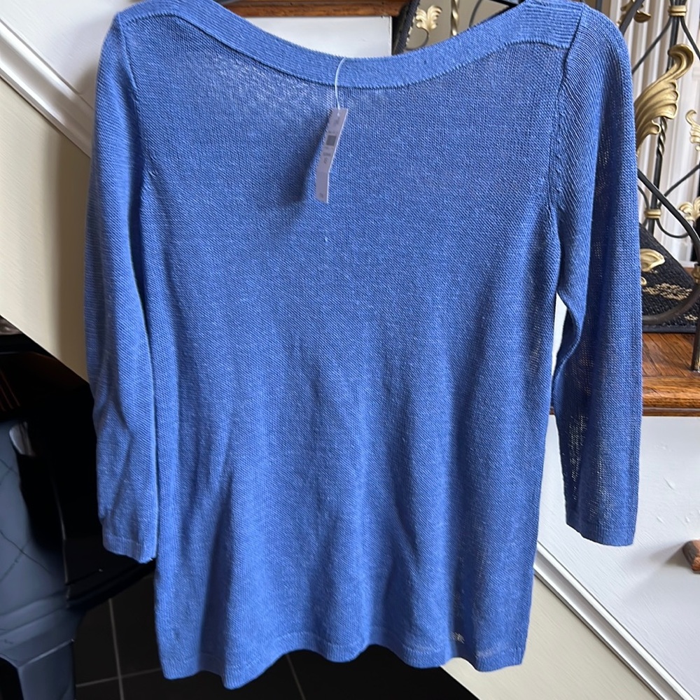 Jjill NWT XS Bluemarine Sweater Lite Weight Fabric